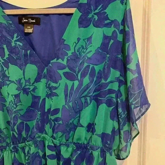 NWT Jessica Howard 16W Chiffon Dress - Picture 9 of 10